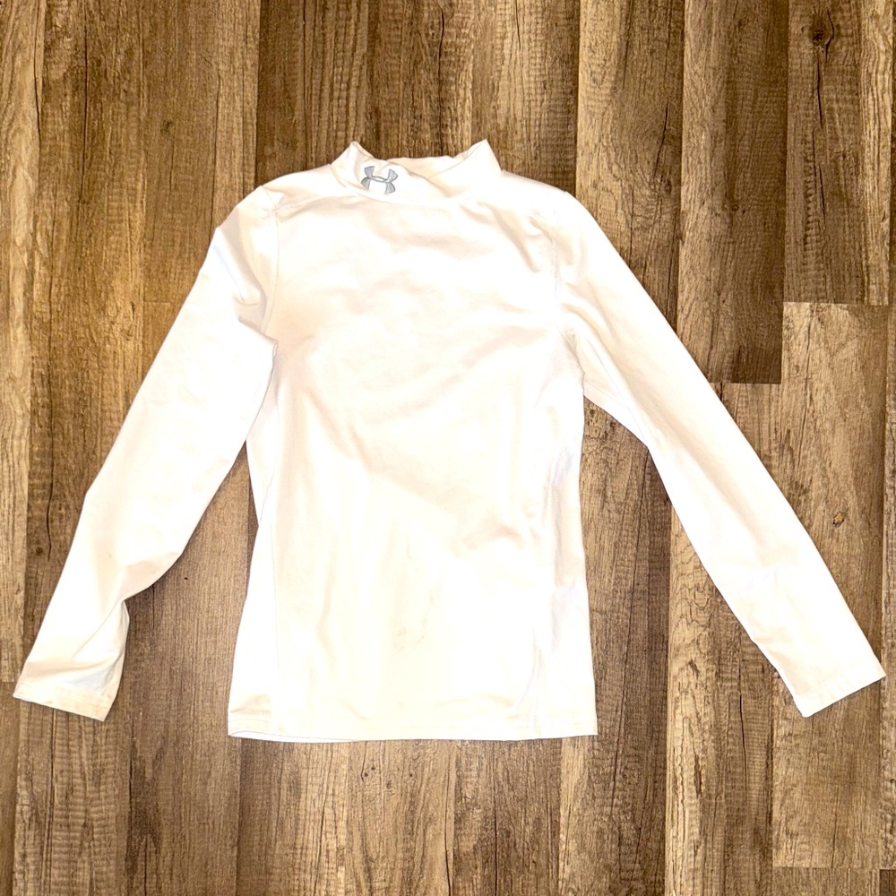 Under Armour Youth Fitted Long Sleeve Top - M